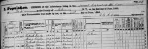 1865 New York State Census
