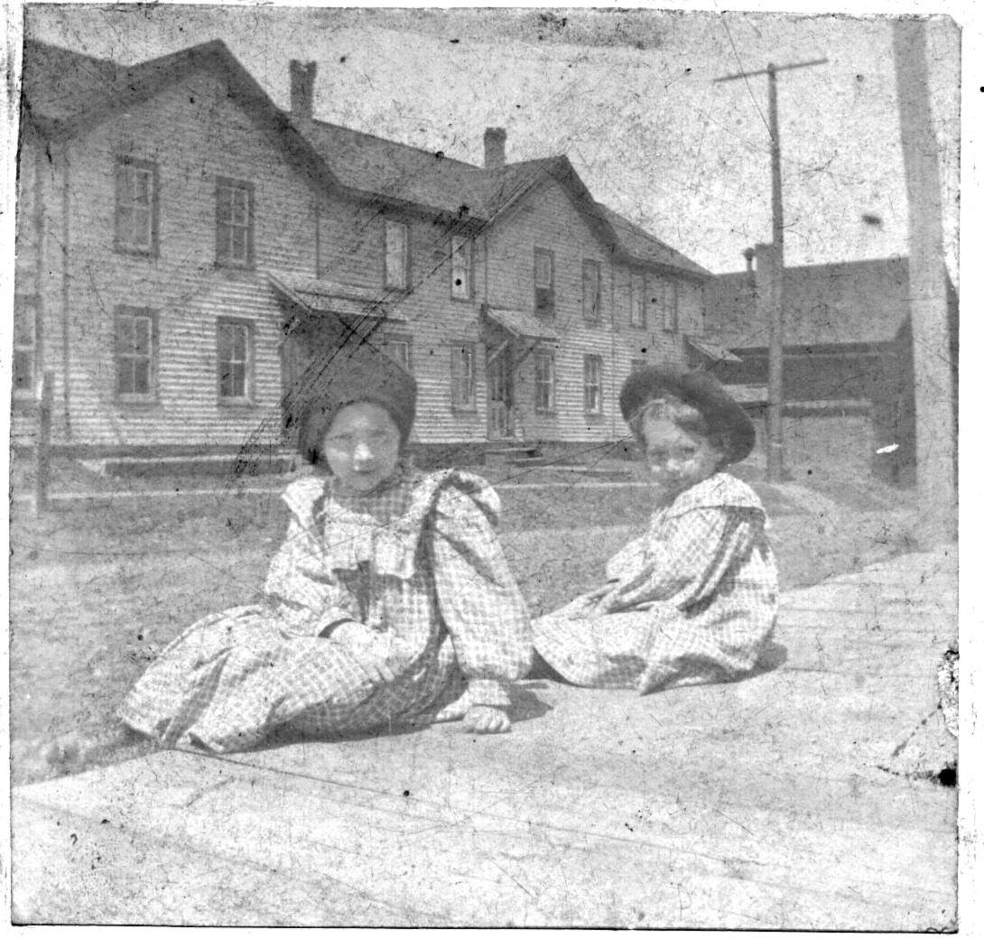 Lena & Elizabeth Shay, 1890s, Wellsboro PA